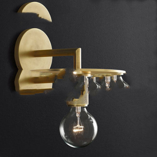 Noiré Glass Wall Lamp – Industrial Ambient Light