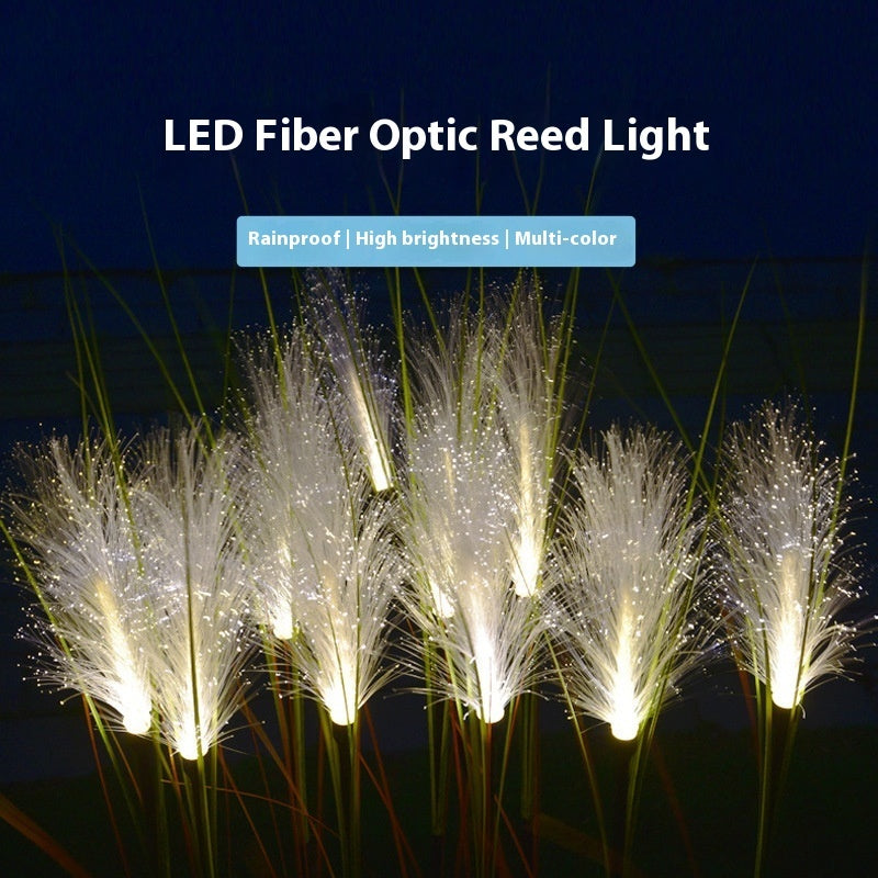 PampasGlow Reed Lamp – Solar Outdoor Grass Light