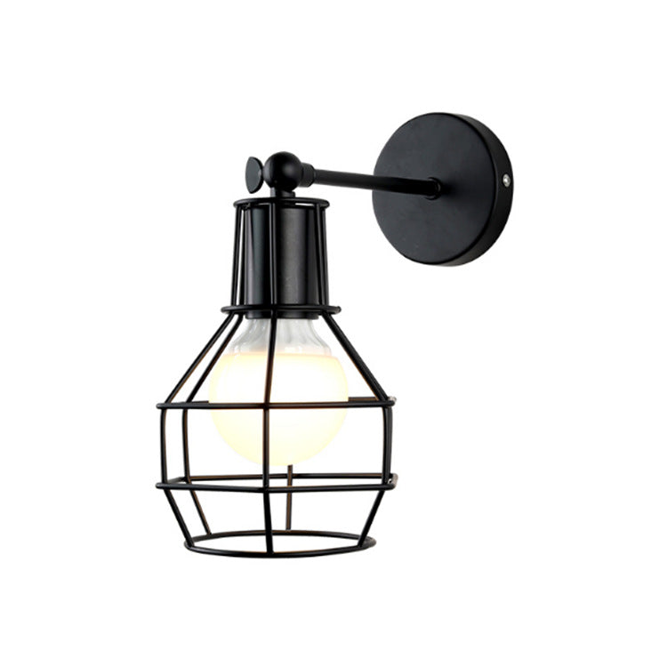 ForgeVintage Wall Lamp – Industrial Iron Sconce