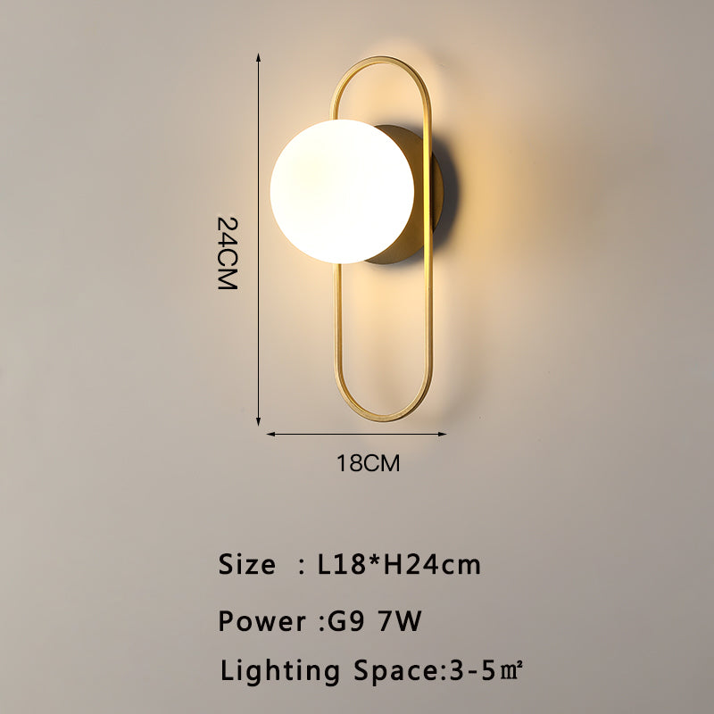 Aurelia Glass Wall Lamp – Modern Luxury Ambient Light