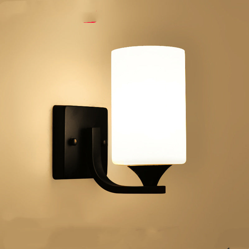 HeritageGlow Wall Lamp – American Style Glass Light