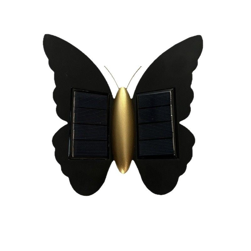 ButterflyGlow Solar Wall Lamp – Outdoor LED Washer Light