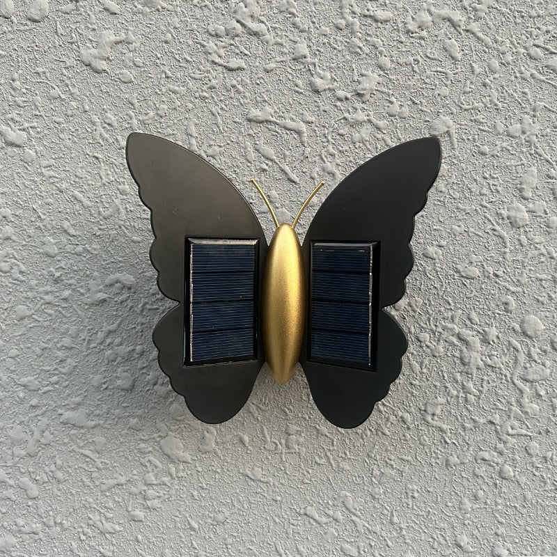 ButterflyGlow Solar Wall Lamp – Outdoor LED Washer Light