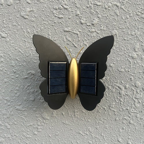 ButterflyGlow Solar Wall Lamp – Outdoor LED Washer Light