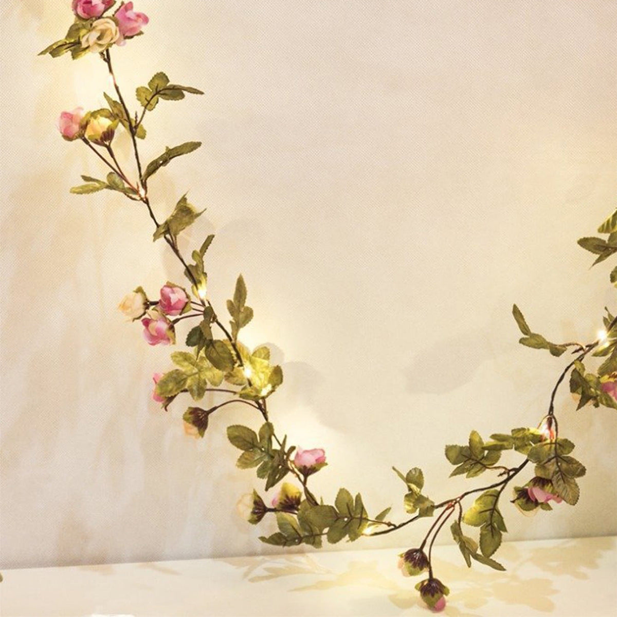 Florielle Floral LED Garland Lights – Soft Romantic Glow