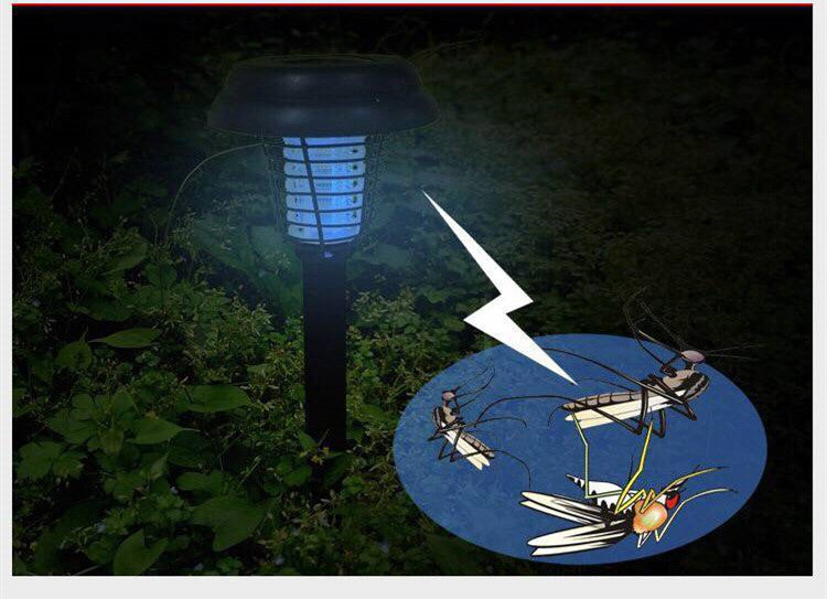 BugShield Solar Lawn Lamp – Mosquito Killer Garden Light