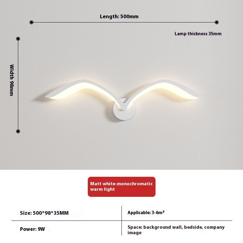 Nordic Aura Wall Lamp – Minimal Ambient Light