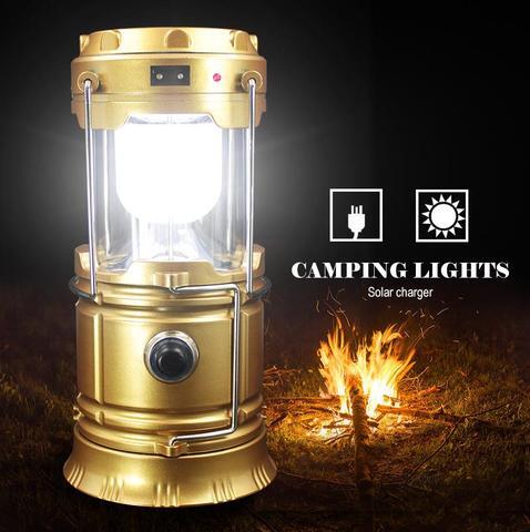 TrailGlow Camping Lantern – Solar Rechargeable LED Light