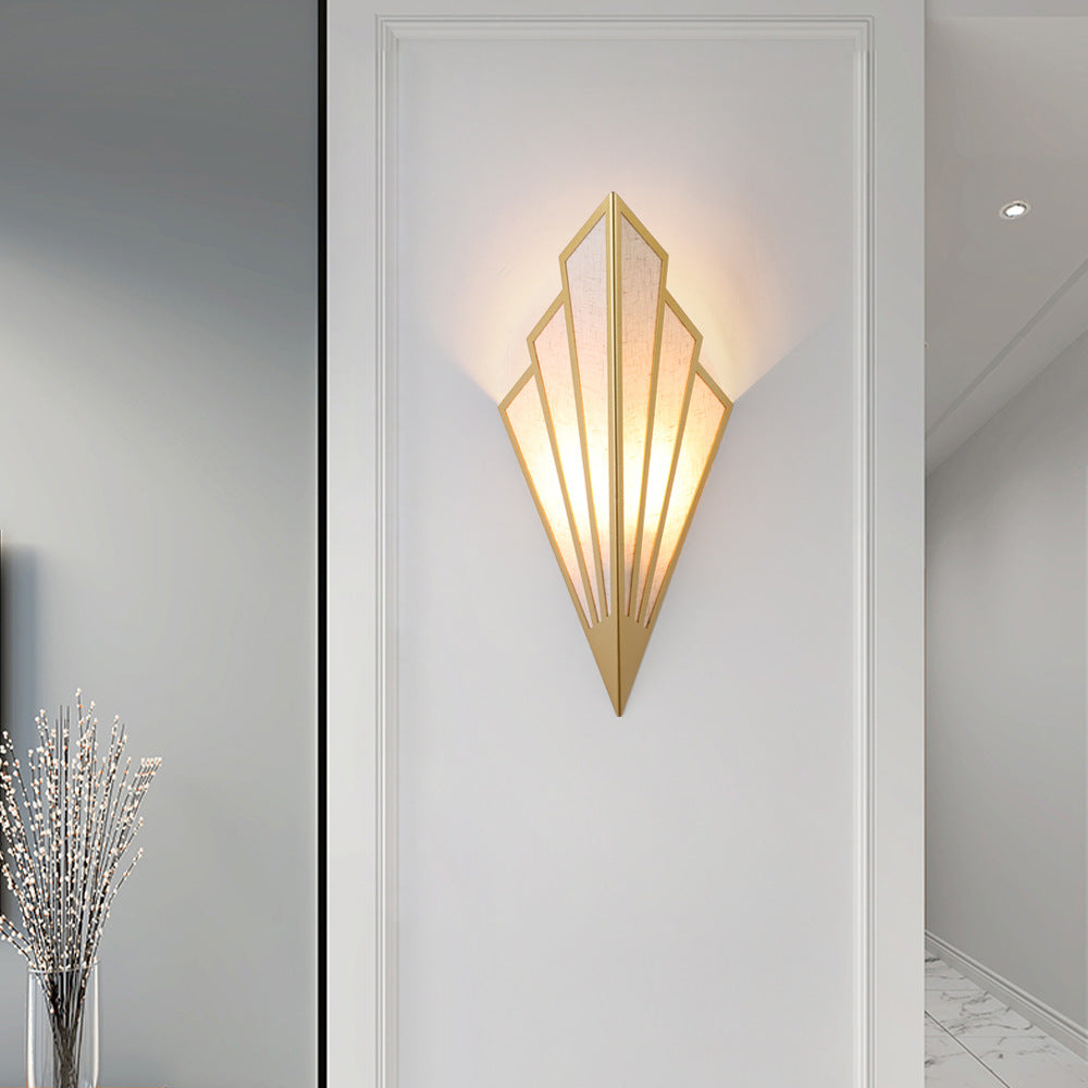 LinenGlow Wall Lamp – Modern Corridor & Stair Light