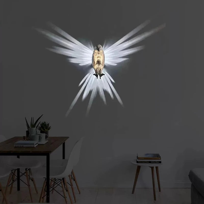 Aviara Eagle Wall Lamp – Sculptural Ambient Light Art