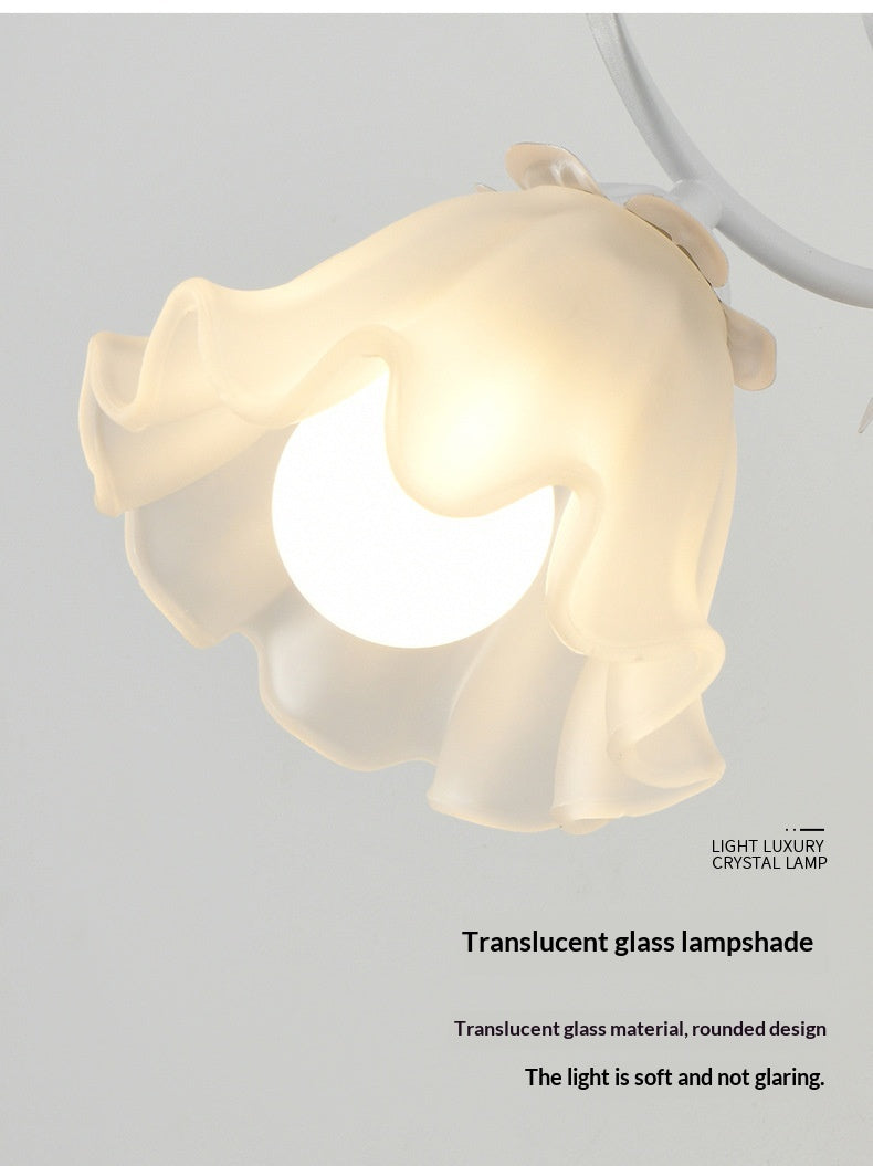 FloraLine Wall Lamp – Minimal Floral Ambient Light