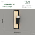 Nordic Arc Wall Lamp – Minimal Ambient Bedside Light