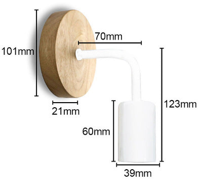 IronWood Wall Lamp – Modern Minimalist LED Light