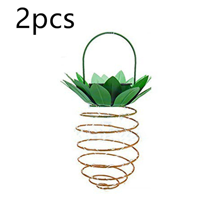 PineGlow Solar String Light – Outdoor Pineapple Fairy Lantern