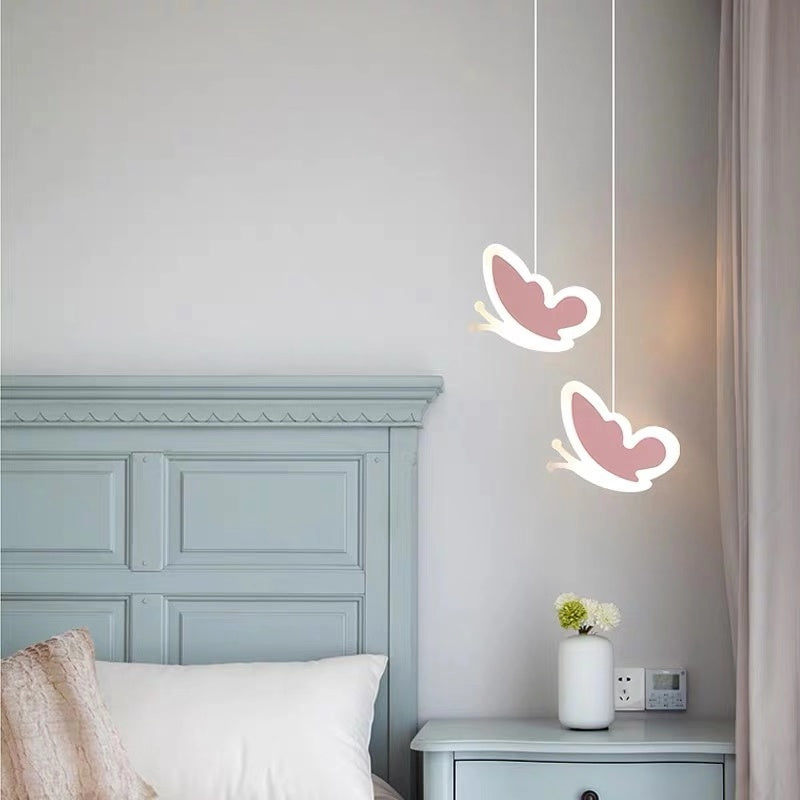 DreamPetal Ceiling Lamp – Butterfly & Heart Kids Chandelier