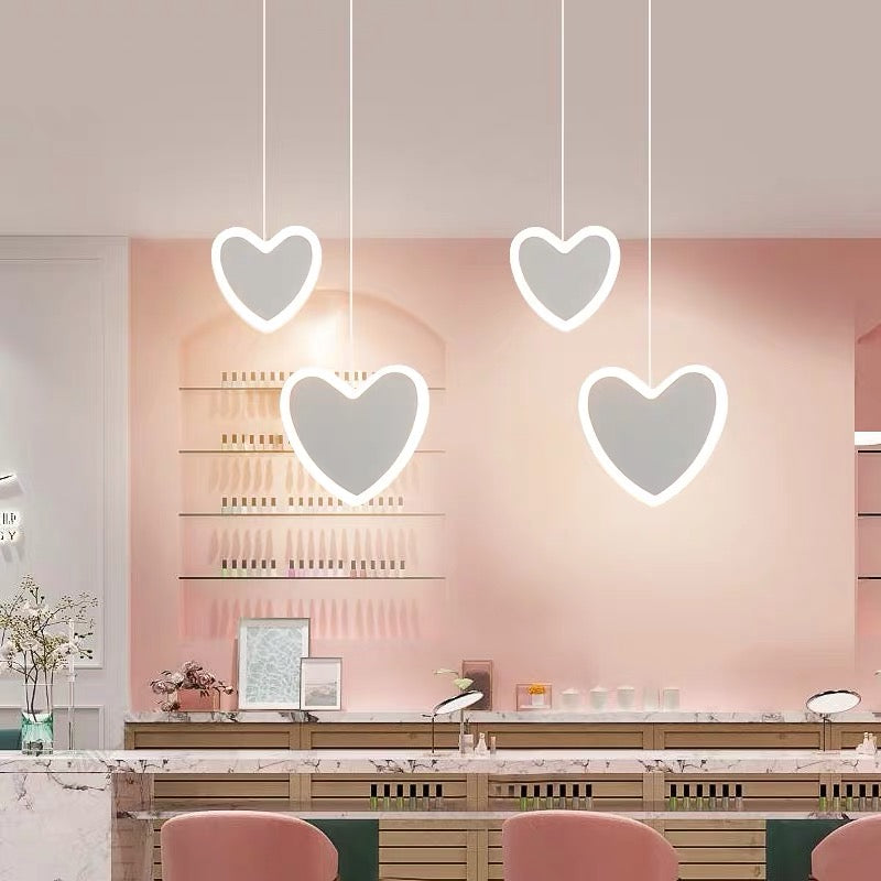 DreamPetal Ceiling Lamp – Butterfly & Heart Kids Chandelier
