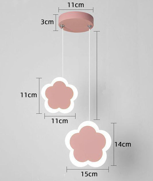 DreamPetal Ceiling Lamp – Butterfly & Heart Kids Chandelier