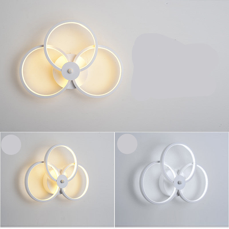 PetalGlow Wall Lamp – Modern Bedside LED Light