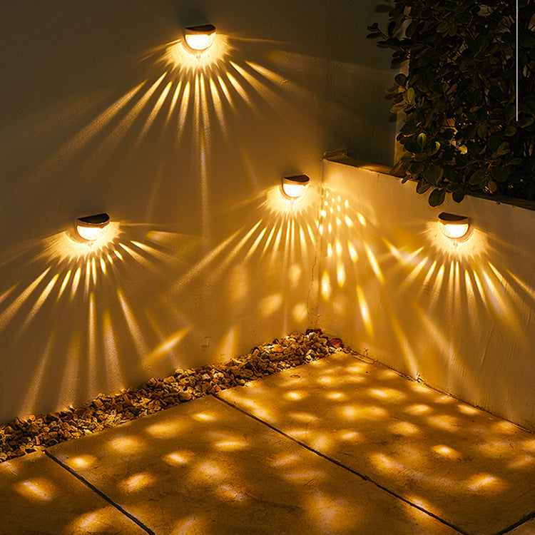 AquaDrop Solar Wall Lamp – Outdoor Waterdrop Ambient Light