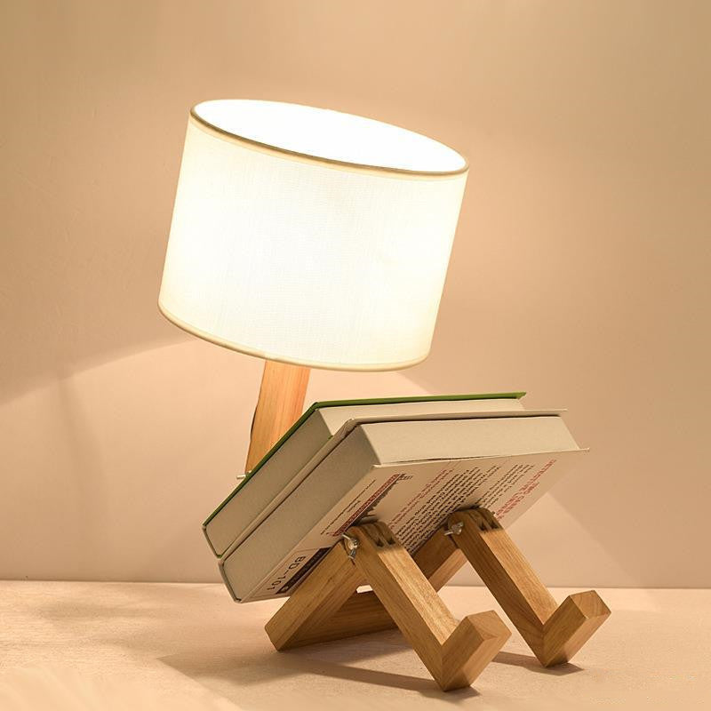 LinenAura Table Lamp – Modern Fabric Ambient Light