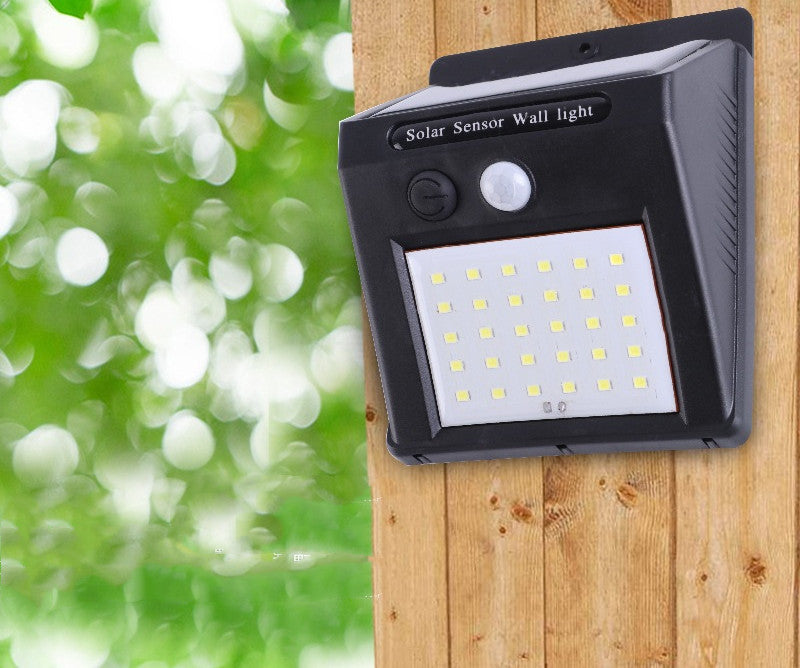 SecureGlow Solar Sensor Light – Outdoor LED Garden Lamp