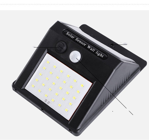 SecureGlow Solar Sensor Light – Outdoor LED Garden Lamp