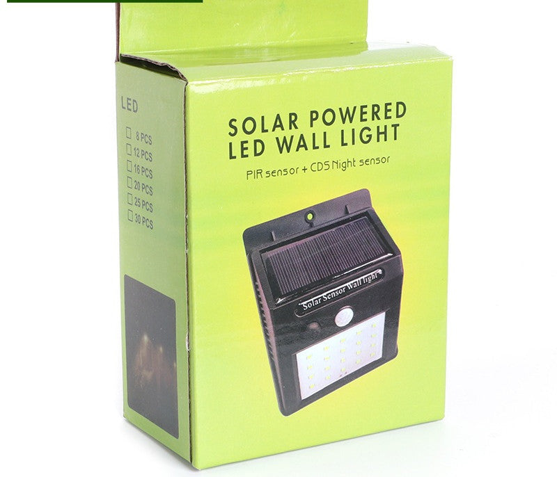 SecureGlow Solar Sensor Light – Outdoor LED Garden Lamp