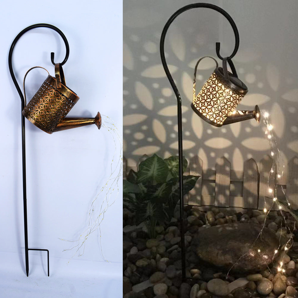 Starlume Watering Can Light – Enchanted Garden Solar Decor