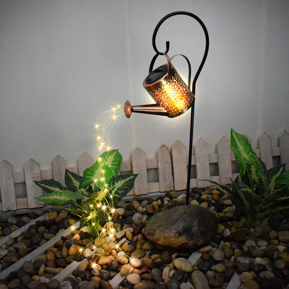 Starlume Watering Can Light – Enchanted Garden Solar Decor