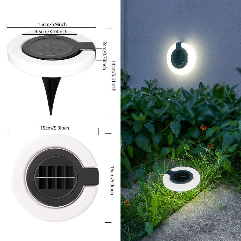 FoldGlow Solar Floor Lamp – Outdoor Garden & Stair Light