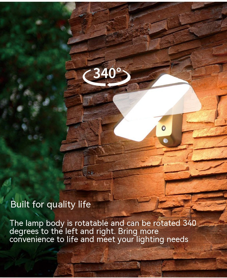 Nordic Sense Wall Light – Solar Motion Outdoor Lamp