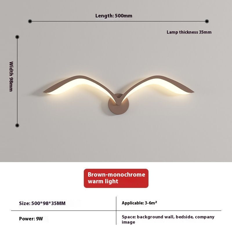 Nordic Aura Wall Lamp – Minimal Ambient Light