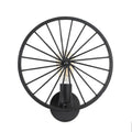 Ferron Industrial Wheel Wall Lamp – Vintage Iron Statement Light