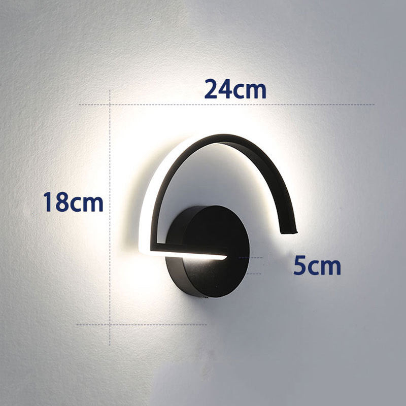 Arcora Wall Lamp – Minimal Semi-Circle Ambient Light