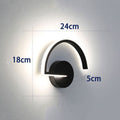 Arcora Wall Lamp – Minimal Semi-Circle Ambient Light