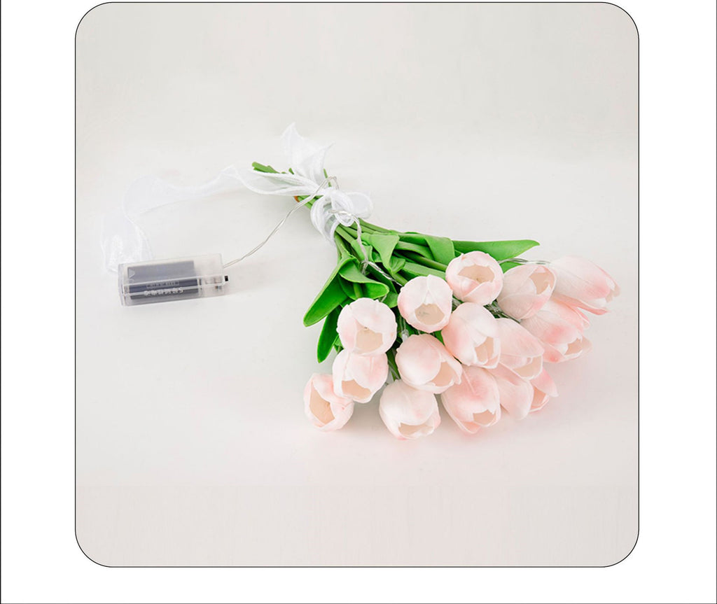 TulipGlow LED Bouquet Lights – Romantic Flower String Lamp