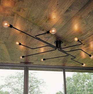 Noirax Industrial Ceiling Lamp – Multi-Arm Statement Light