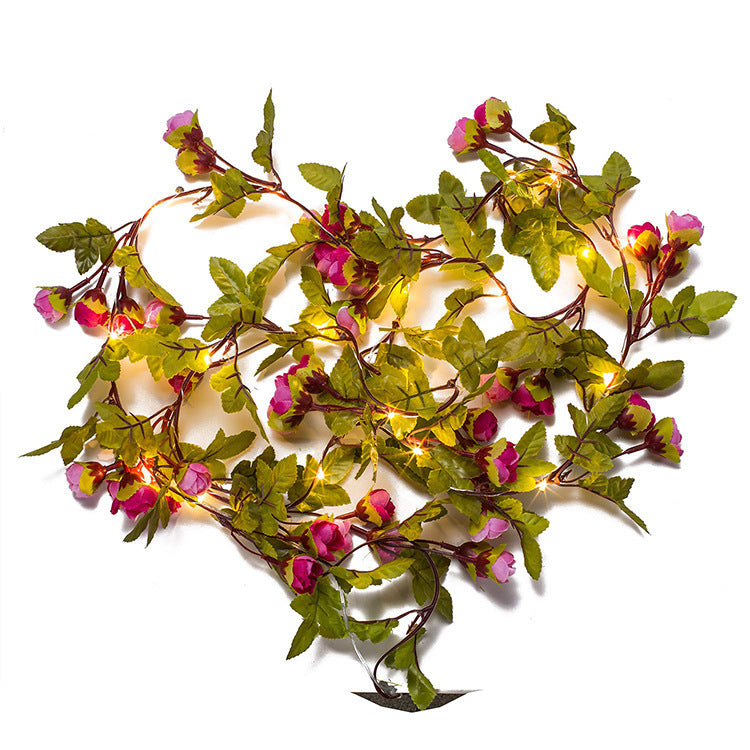Florielle Floral LED Garland Lights – Soft Romantic Glow