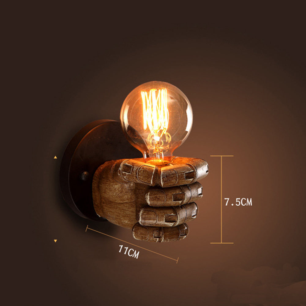 TitanGrip Resin Wall Lamp – Creative Decorative Light