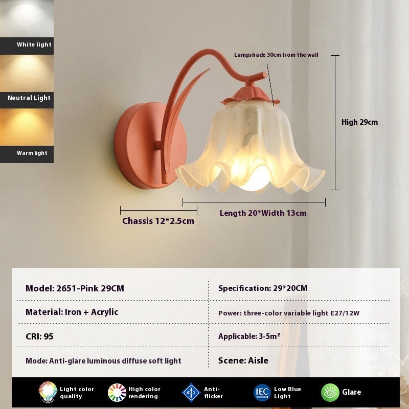 Roselle Floral Wall Lamp – Soft Ambient Bloom Light