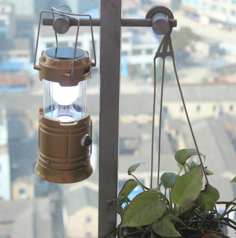 TrailGlow Camping Lantern – Solar Rechargeable LED Light
