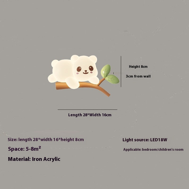 LumaNest Kids Wall Lamp – Soft Animal Ambient Light
