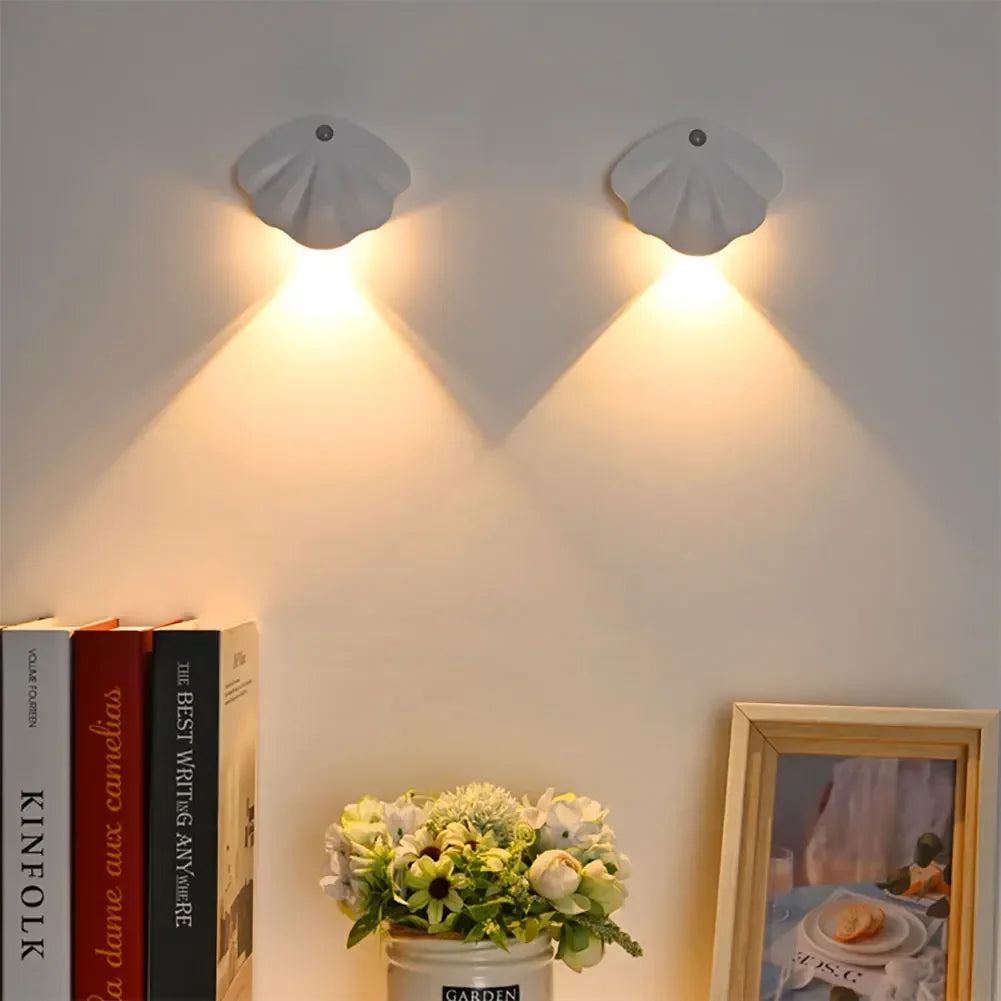 ShellSense Night Light – Smart LED Sensor Lamp