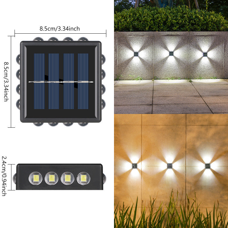 GlowLine Solar Wall Light – Outdoor LED Ambient Lamp