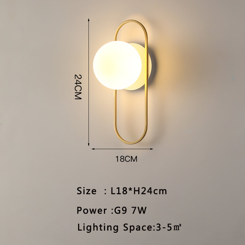 Aurelia Glass Wall Lamp – Modern Luxury Ambient Light