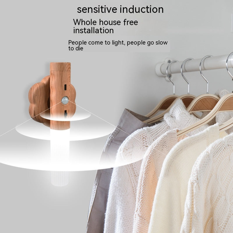 Auralis Wood Sensor Light – Smart Magnetic Ambient Lamp