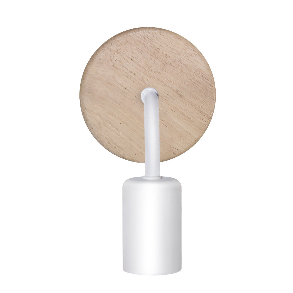 NordWood Wall Lamp – Modern Iron & Wood Light