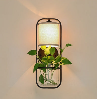 Verdéa Glass Plant Lamp – Minimal Botanical Ambient Light