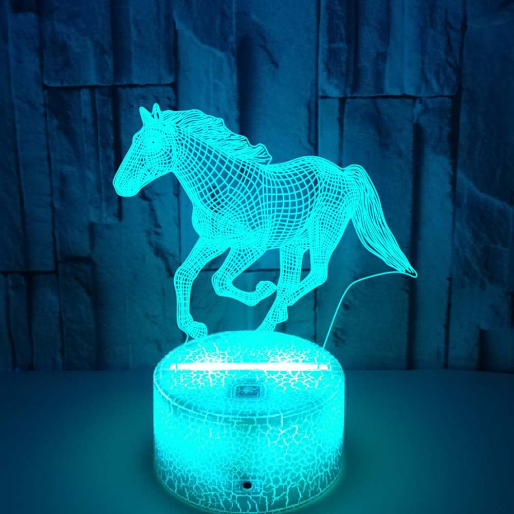 DreamGlow 3D Night Lamp – Touch Decorative Animal Light