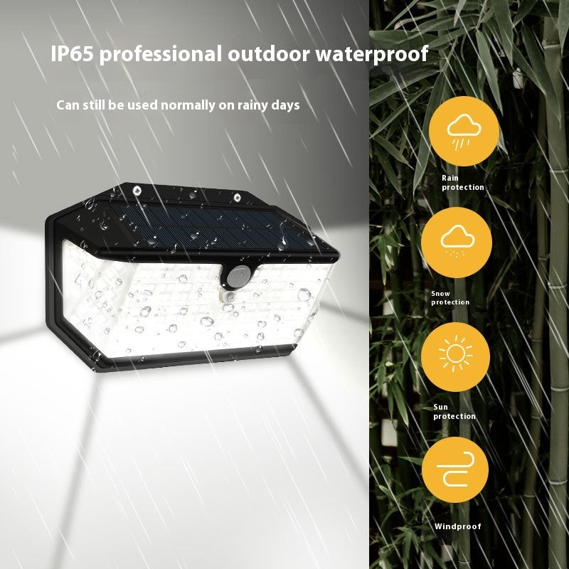 Solis 5-Side Max Light – 360° Solar Motion Flood Lamp